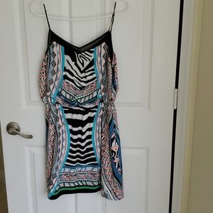 Express Graphic Print Summer Dress - Size Medium